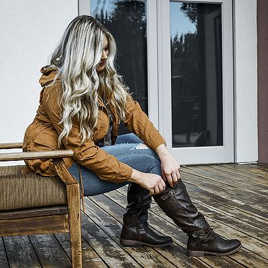 Journee Bite Women's Tall Boots