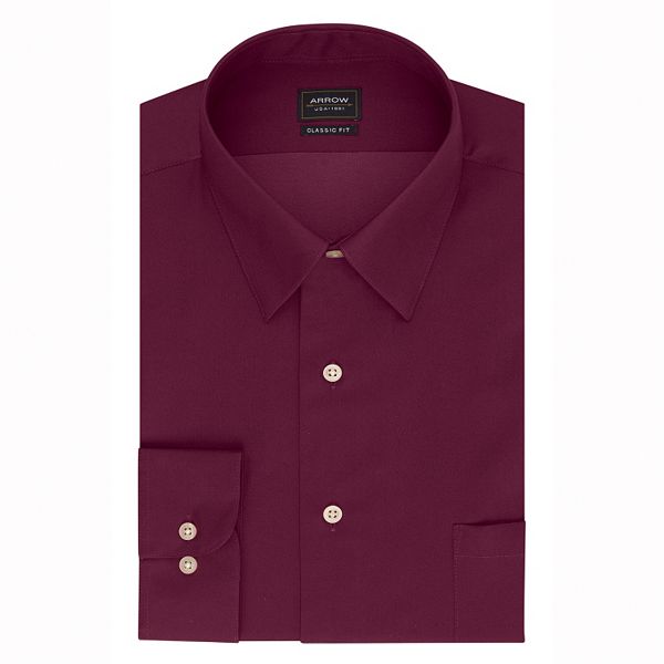 Men's Arrow Long Sleeve Classic Fit Dress Shirt 
