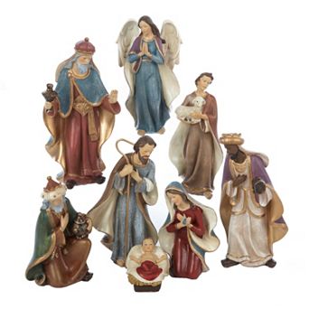 Kurt S. Adler 8 pc Nativity Scene Christmas Decor