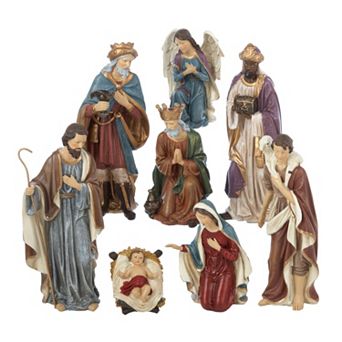Kurt S. Adler 8 pc Nativity Scene Christmas Decor