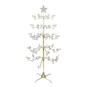 Kurt S. Adler 2 pc 7-ft. Revolving Metal Christmas Tree Set