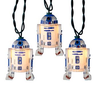 Kurt Adler 10-Light Star Wars R2D2 Christmas Light Set
