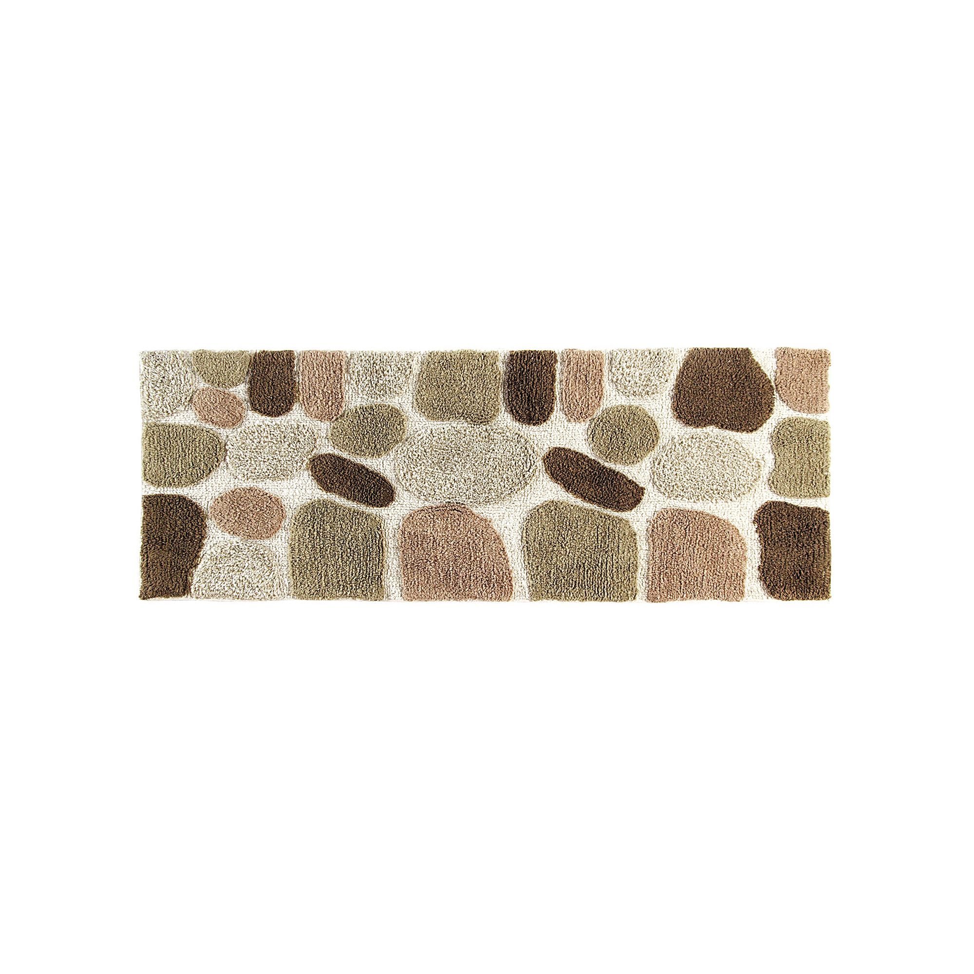 Chesapeake Pebbles Bath Rug Runner - 2 x 5, Green