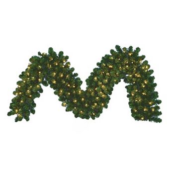 Kurt S. Adler Pre-Lit LED Vanderbilt Christmas Garland