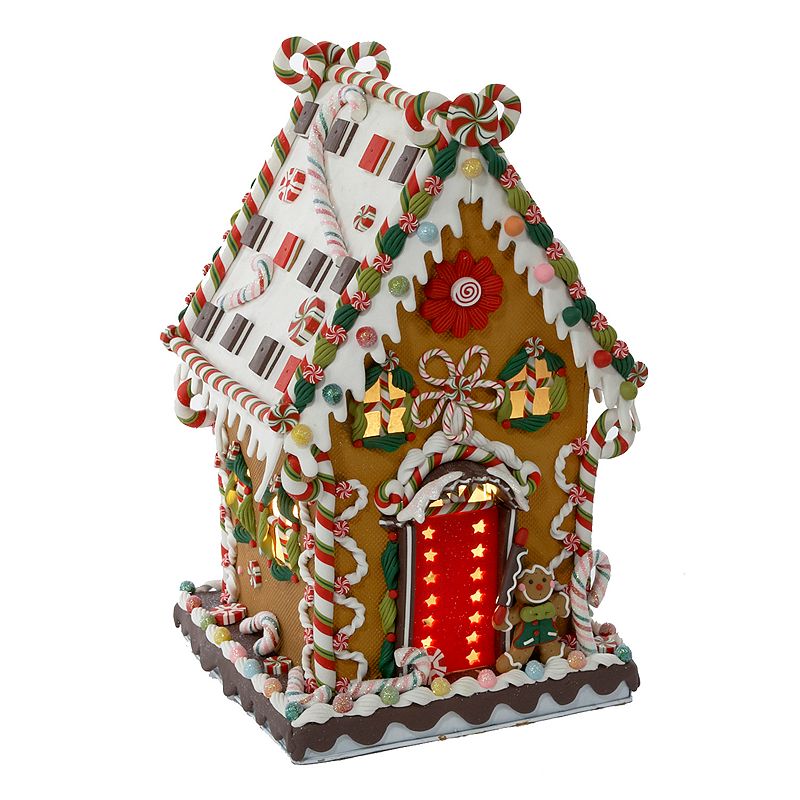 Kurt S. Adler Lighted Cookie and Candy Christmas House Decor - Indoor, Beig