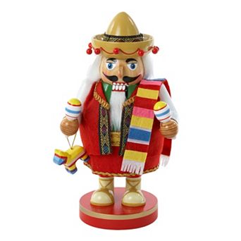 Kurt Adler 10 1/4 in Sombrero Christmas Nutcracker