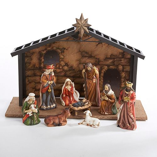 Kurt S. Adler 10pc. Christmas Nativity Set