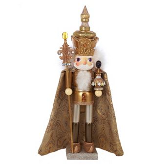 Kurt S. Adler 18 in Hollywood Gold King Christmas Nutcracker
