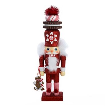 Kurt Adler 12 in Gingerbread Christmas Nutcracker with Cookie Hat