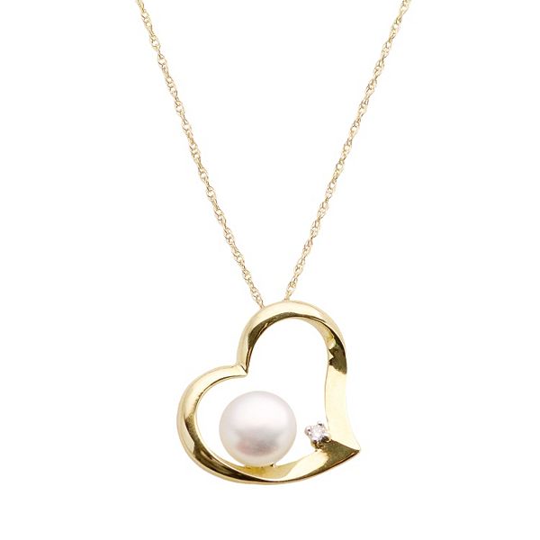 Kohls gold hot sale heart necklace