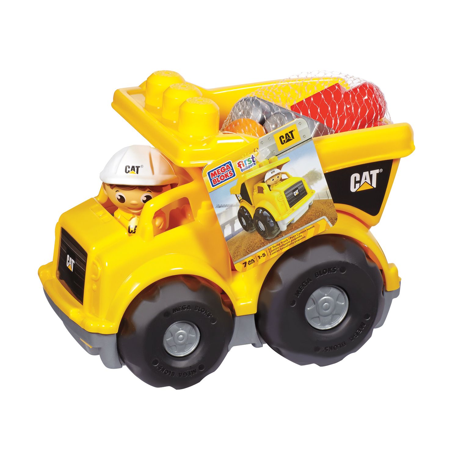 cat mega bloks truck