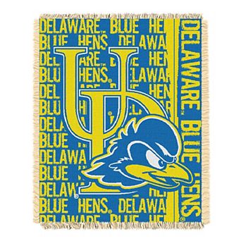Delaware Blue Hens Jacquard Throw Blanket by Northwest