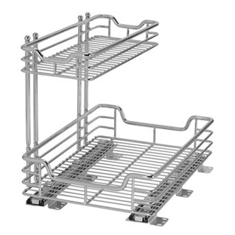 Glidez Sliding 2 tier Under-Sink Organizer