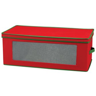 Household Essentials Holiday 36 pc Ornament Storage Chest