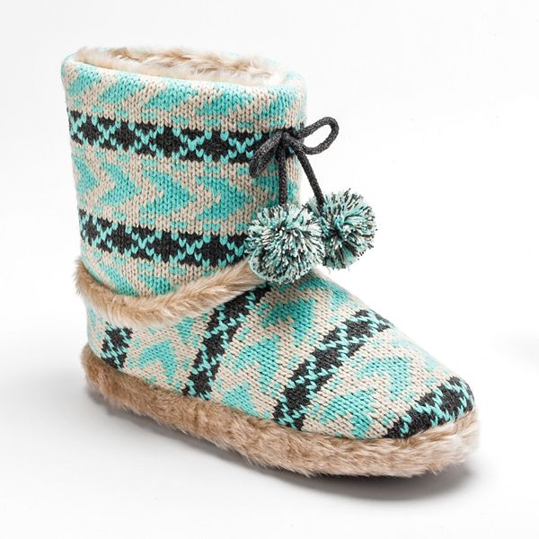 mudd bootie slippers