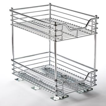Glidez 2 tier 16.5" x 11.5" Sliding Under-Cabinet Organizer