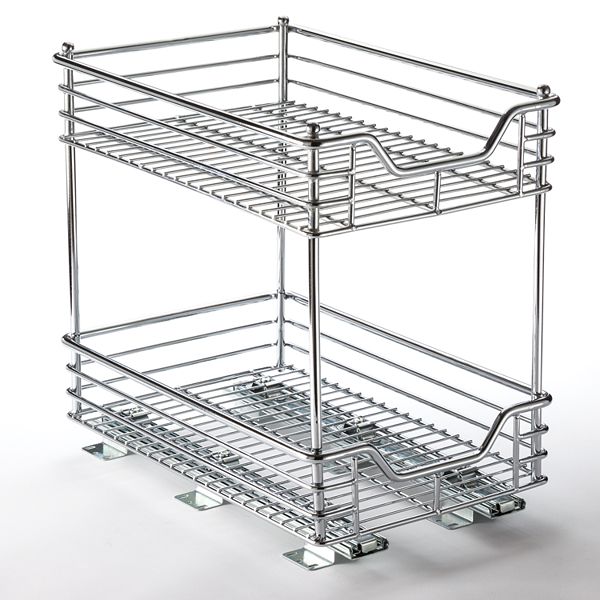 Glidez 2-Tier Sliding Under-Cabinet Organizer