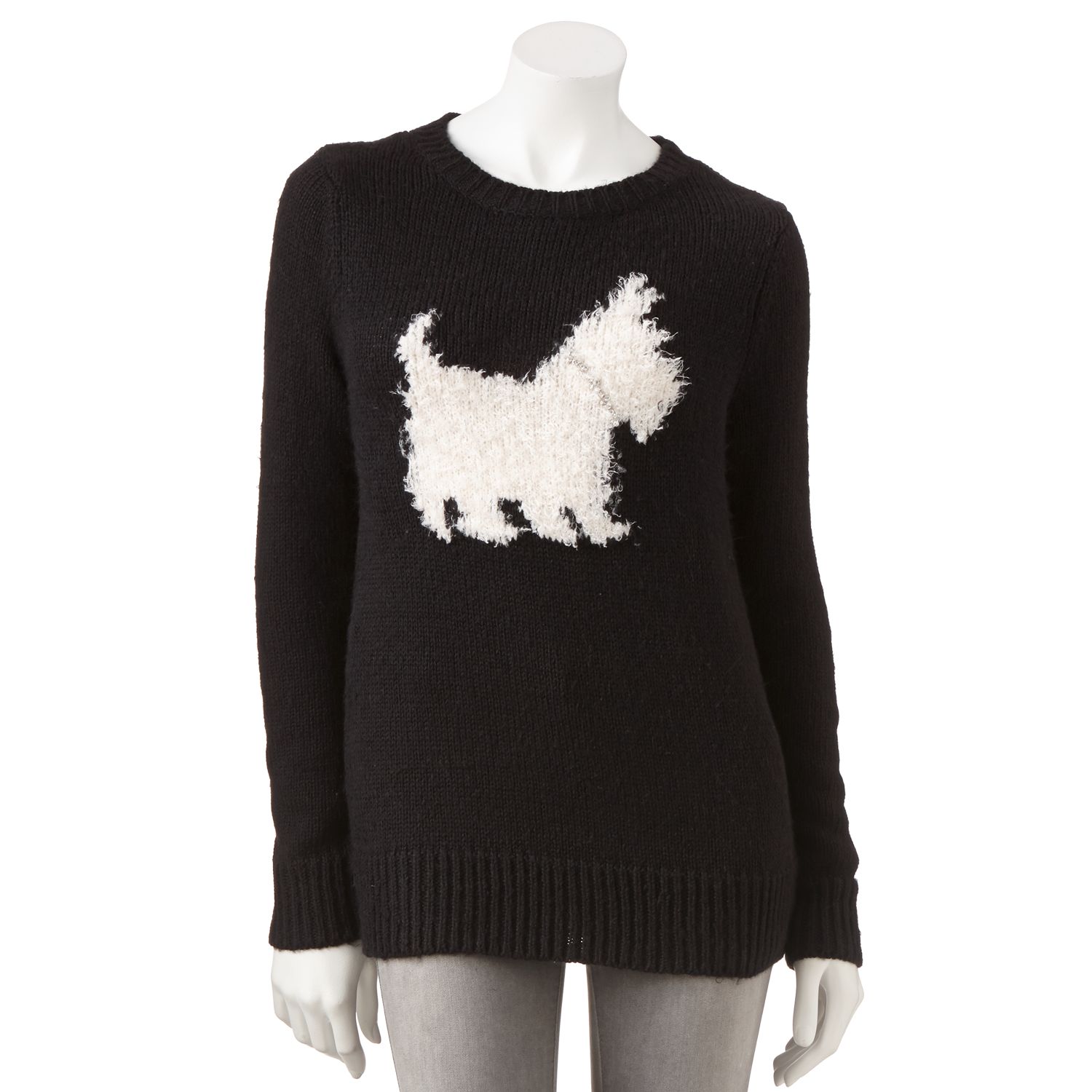 Women's LC Lauren Conrad Dog Sweater