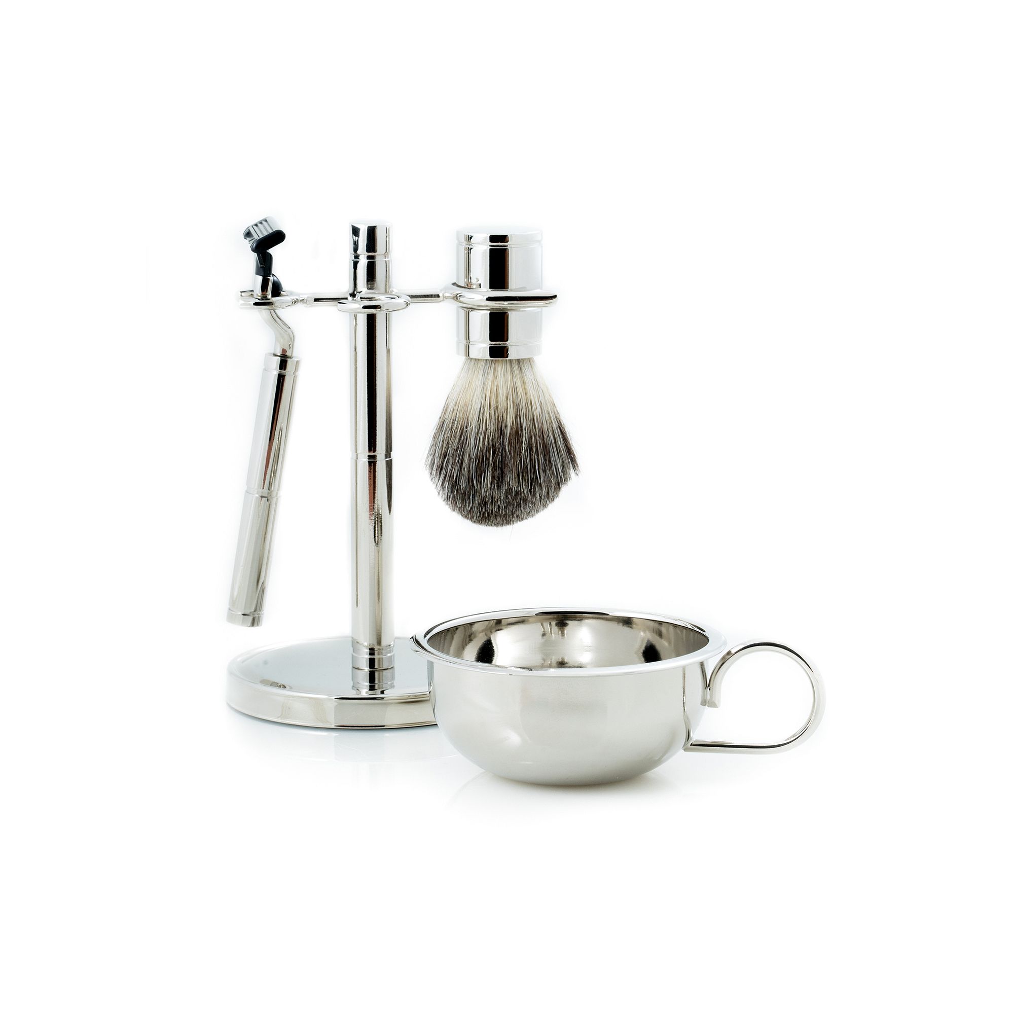 Shaving Set, Grey