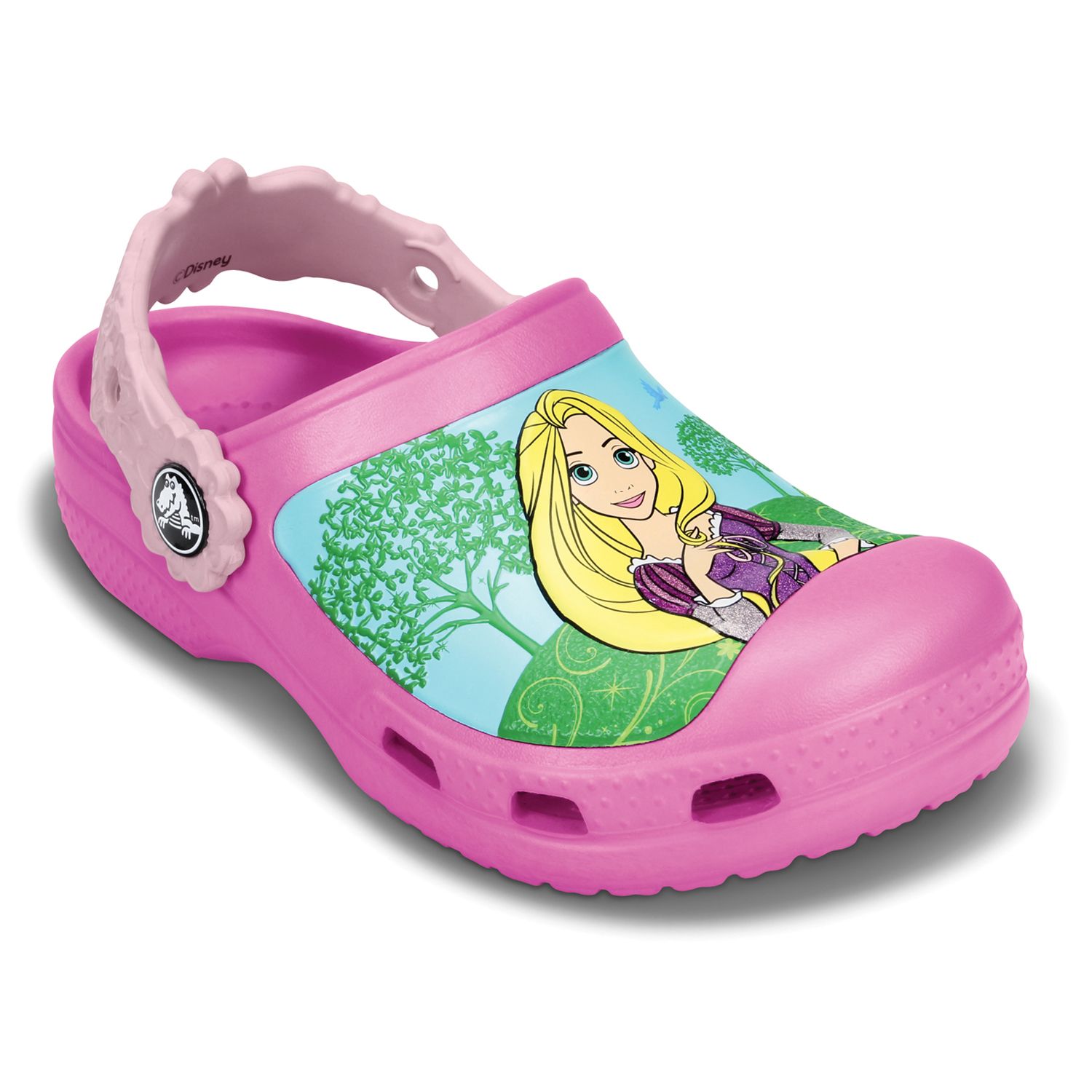 Girls Crocs Disney PRINCESS Clogs Pink 