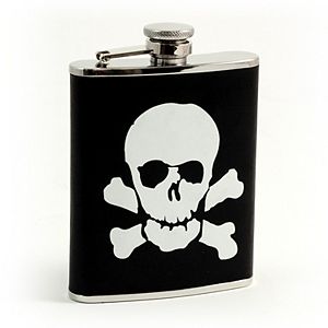 Bey-Berk Skull & Bones Flask