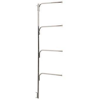 Hinge-It Clutterbuster Valet Stainless Steel Family Towel Bar