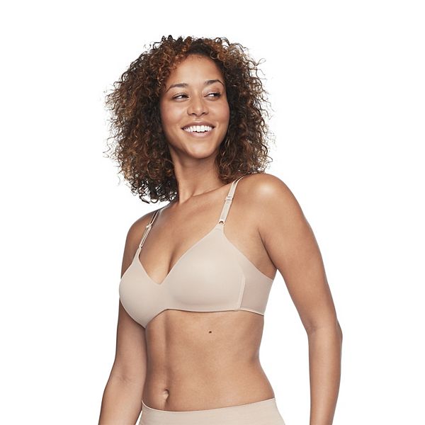 Warners No Side Effects® Underarm-Smoothing Comfort Wireless Lightly Lined T-Shirt Bra 1056 - Toasted Almond (40 B)