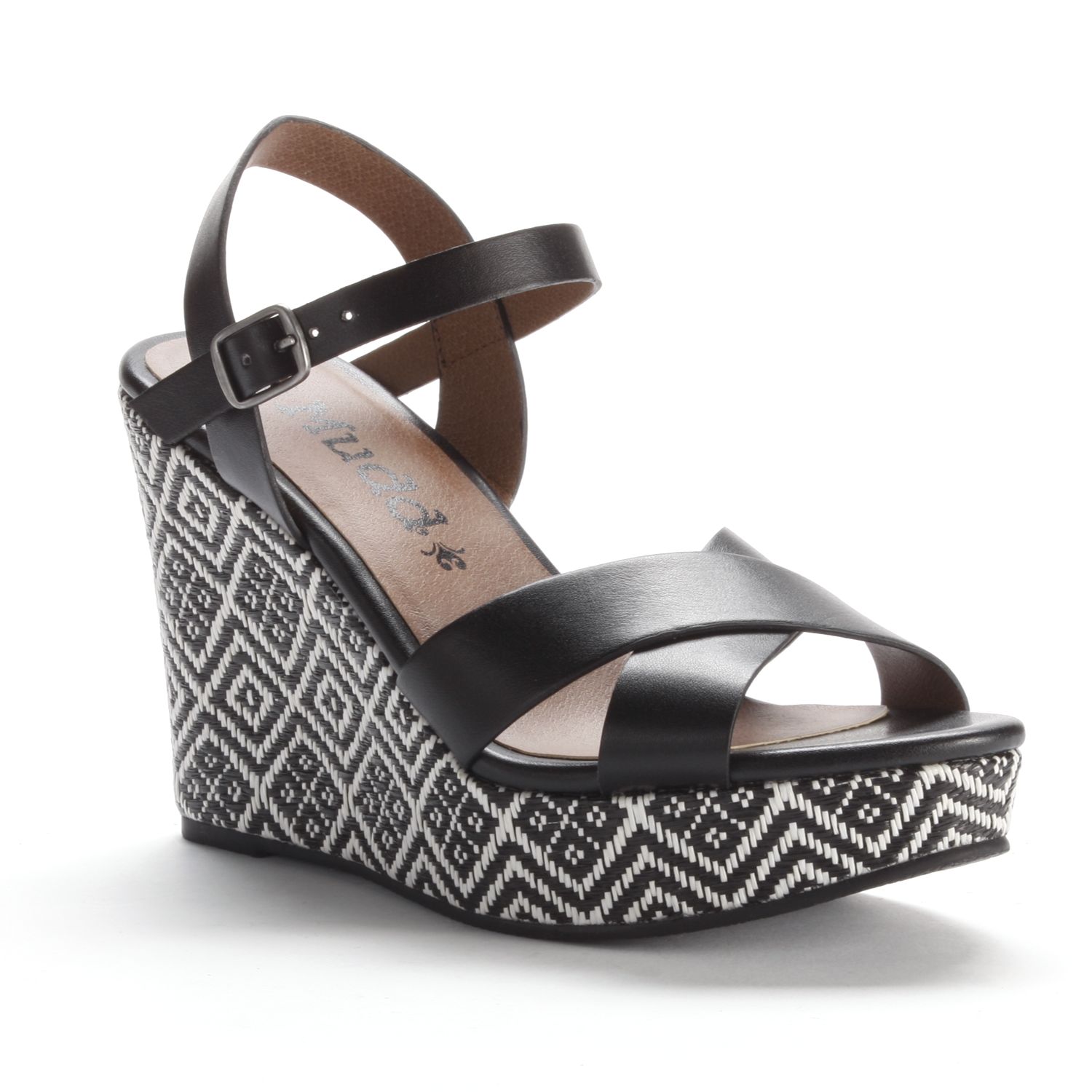 mudd wedge sandals