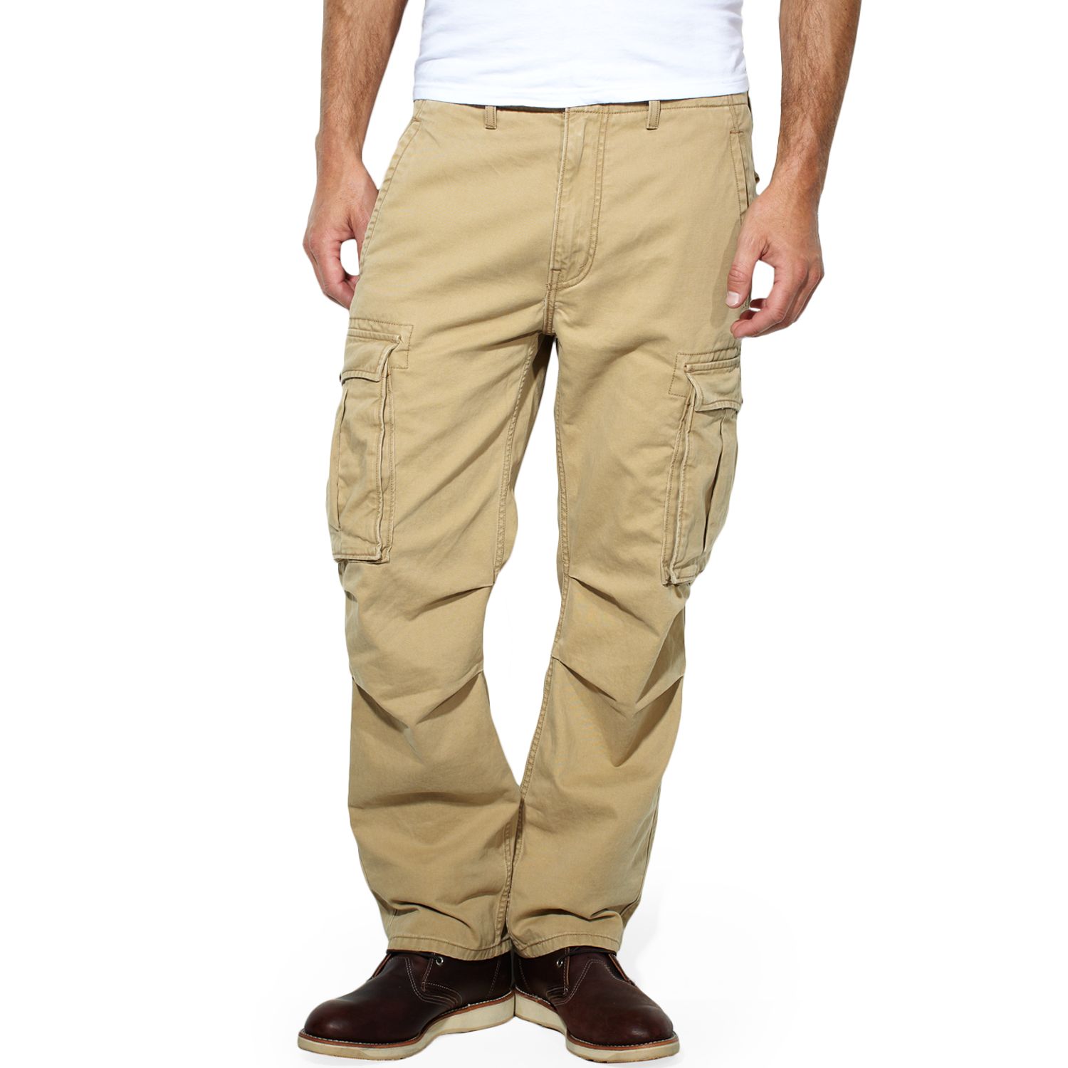 levi khaki cargo pants