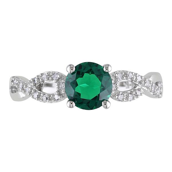 Kohls emerald store rings