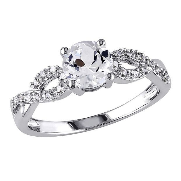 Kohls white deals sapphire ring