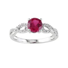 Kohls ruby rings store