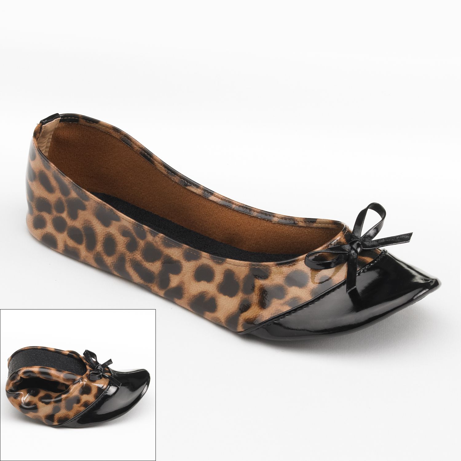 kohls leopard flats