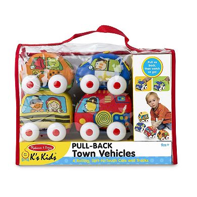 Melissa and Doug K's Kids Pull-Back Vehicles