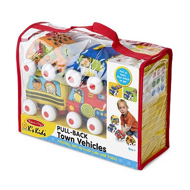 Melissa and Doug K's Kids Pull-Back Vehicles