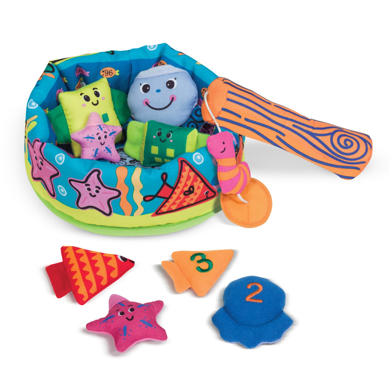 melissa & doug flip fish soft baby toy