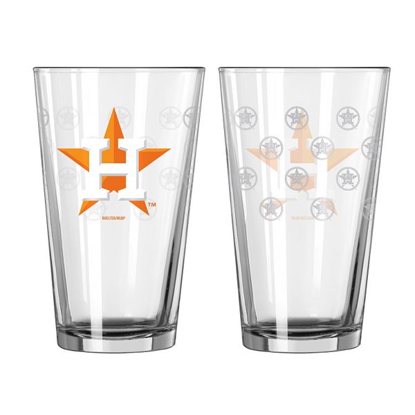Houston Astros Spirit Pint Glass Set Pack of 2