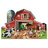 Melissa and Doug Busy Barn Shaped 32-pc. Floor Puzzle