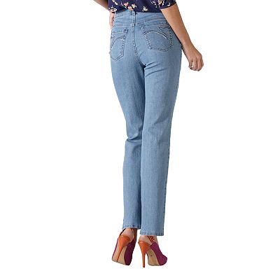 Petite Gloria Vanderbilt Amanda Embellished Tapered Jeans