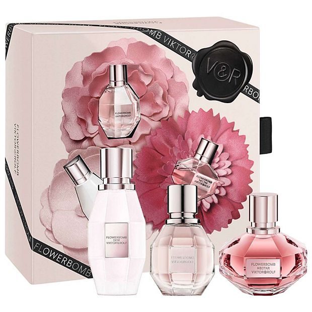 Viktor Rolf Flowerbomb Mini Perfume Trio Set