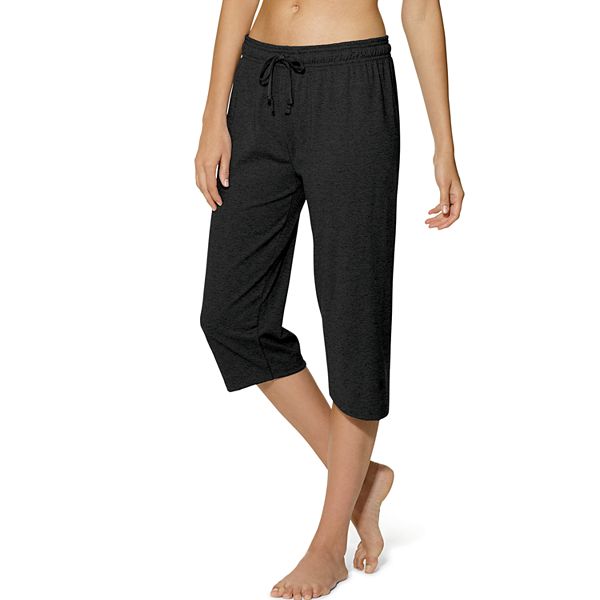 RealSize Women's French Terry Cloth Capri Pants with Pockets, XS-XXXL