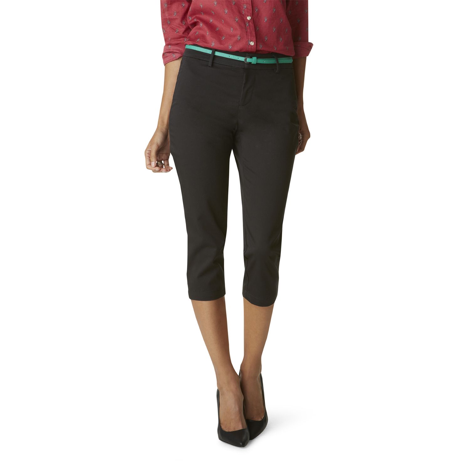 womens black pants with back pockets