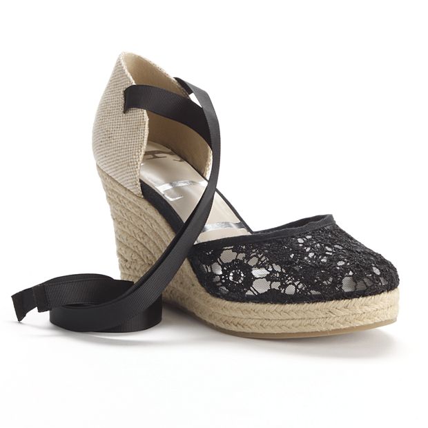 Kohls on sale white wedges