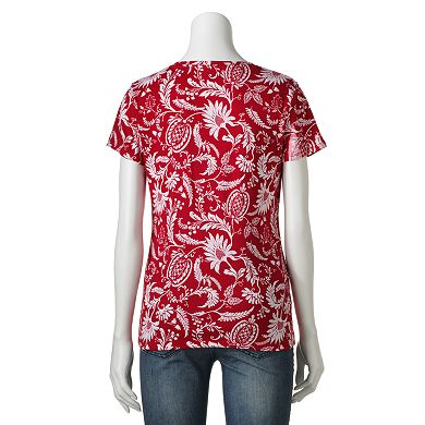 Croft & Barrow® Printed Tee - Women's