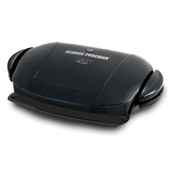 George Foreman Grill w/Timer, Bun Warmer & Removable Plates 