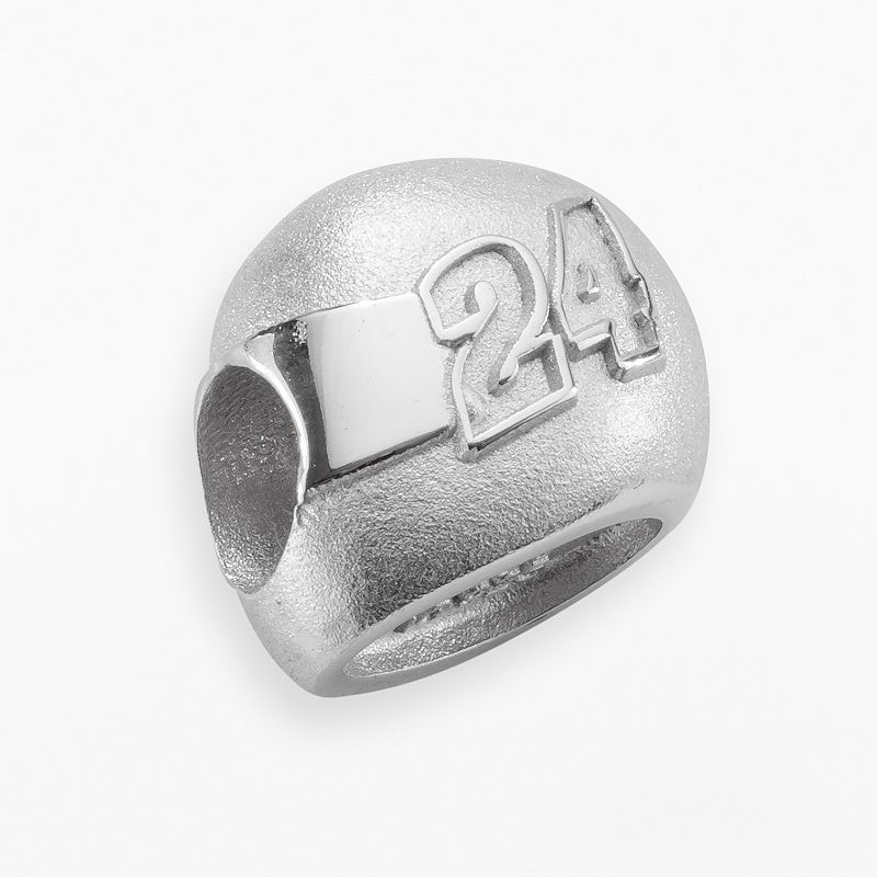 Insignia Collection NASCAR Jeff Gordon Sterling Silver 24 Helmet Bead,