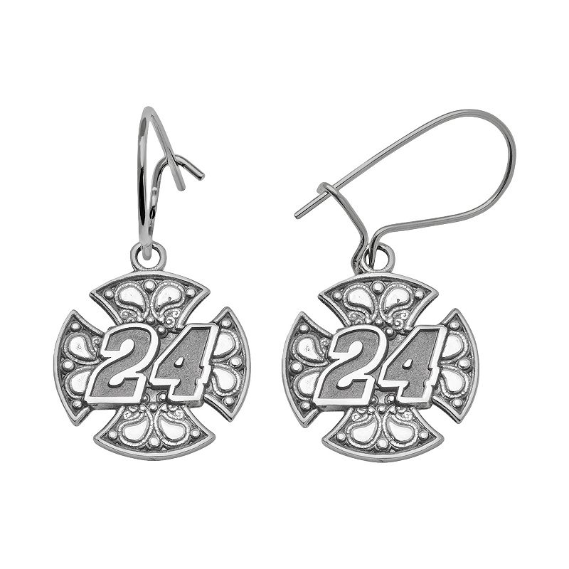 Insignia Collection NASCAR Jeff Gordon Sterling Silver 24 Maltese Cros - 94695407 - Jewelry The number 24 and a stylish Maltese cross design m sku 94695407