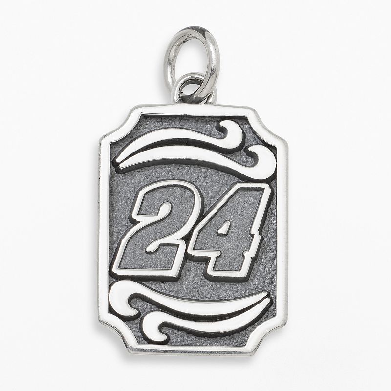 Insignia Collection NASCAR Jeff Gordon Sterling Silver 24 Pendant, Wom