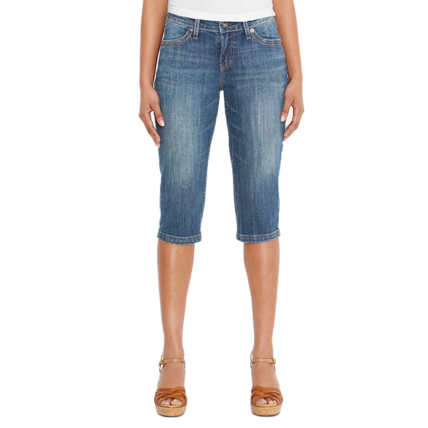 Levi's 529 Curvy Denim Capris - Women's