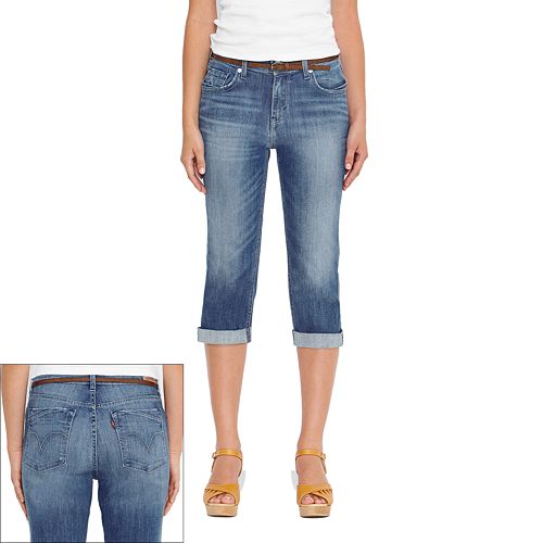 womens jean capris